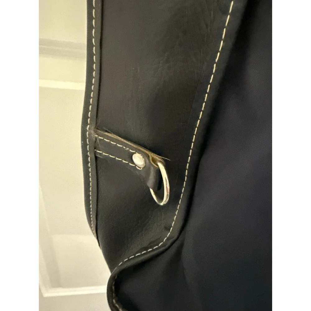 Vintage Jordache Garment Bag Suit‎ Carrier Travel Bag W/ Key Strap Tag Gray